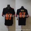 Mens Cotton NFL Team Jersey Chicago Bulls Eagles Steelers Chiefs Vikings Broncos Patriots Rugby Fan Apparel