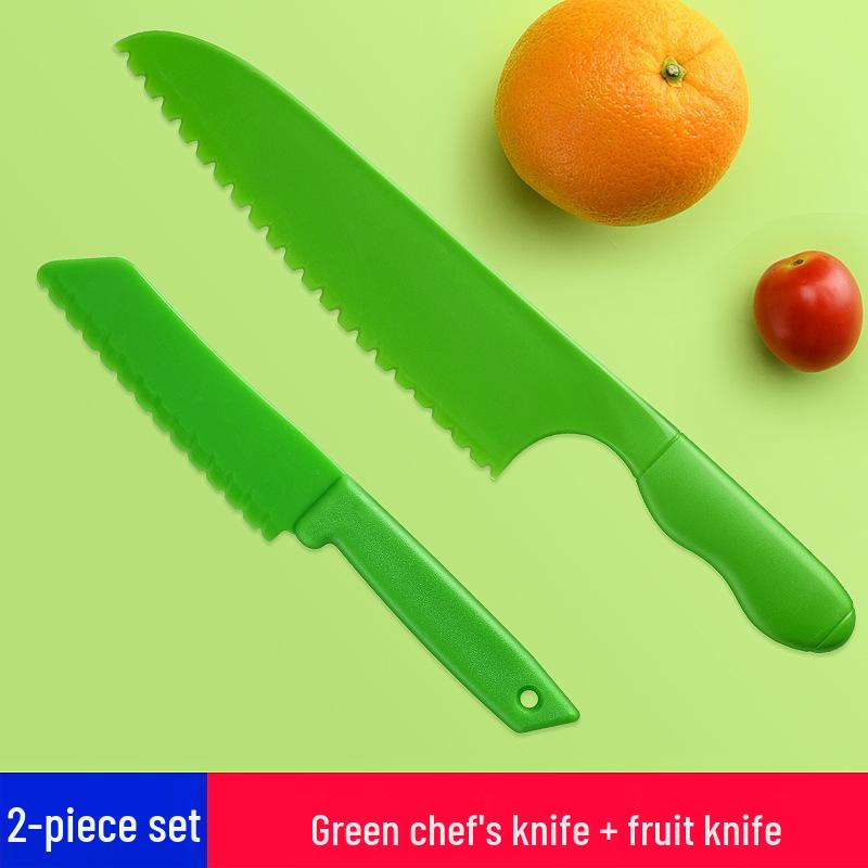 Children's Safe Plastic Knife Set – Ideal for Early Education and Kindergarten.