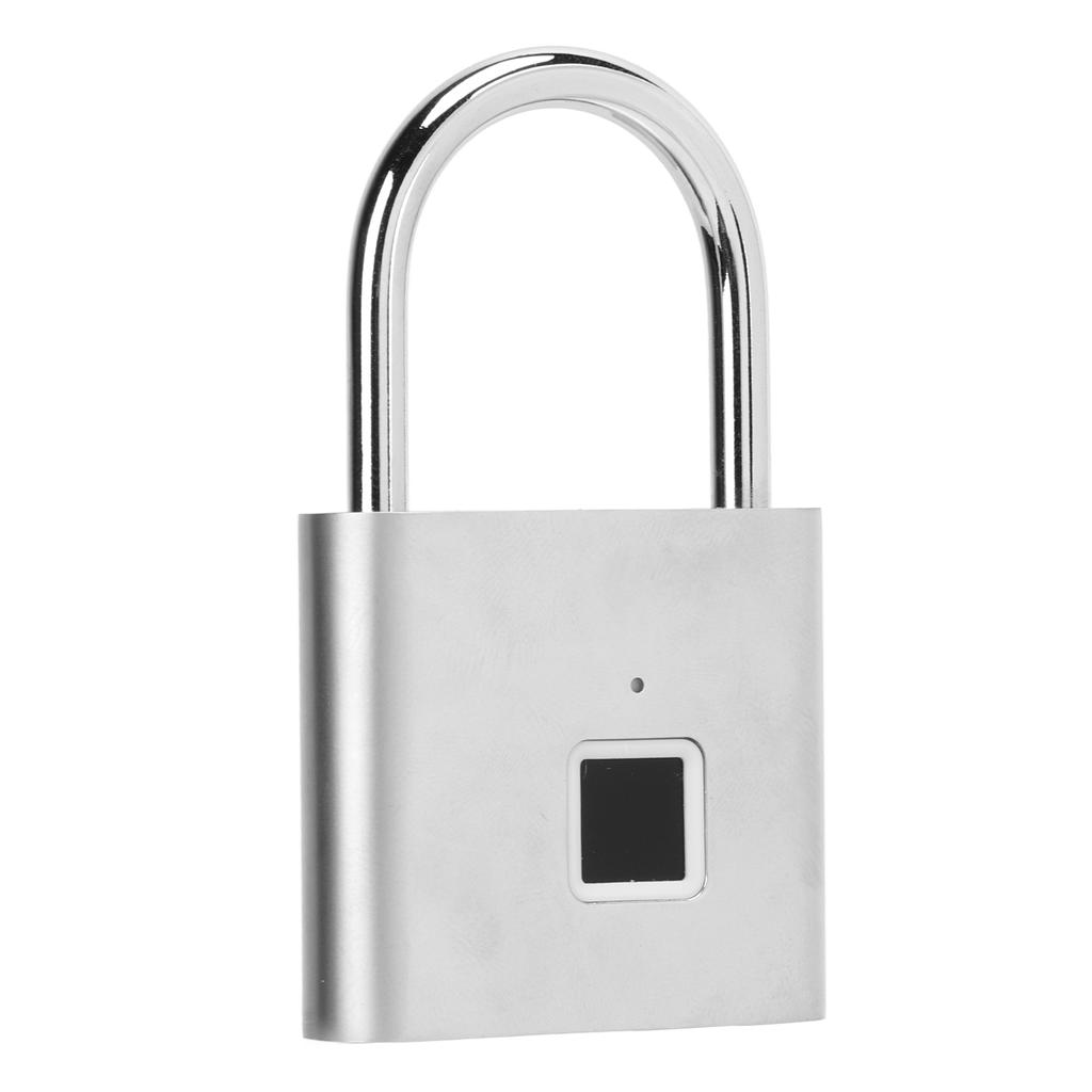 Smart Fingerprint Padlock USB Rechargeable IP56 Waterproof Anti Theft Lock for Cabinet