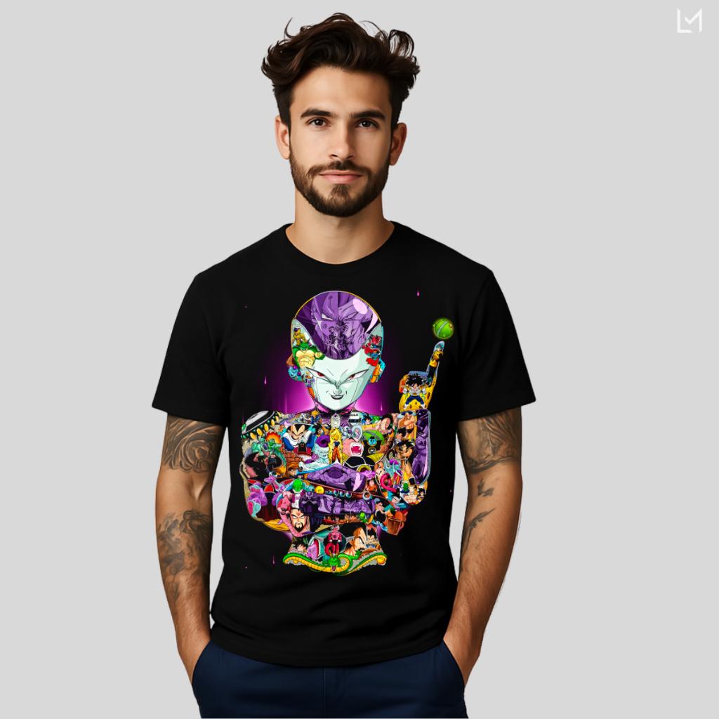 Dragon Ball Аниме Япония Летняя Футболка Повседневная Спорт Уличный Фитнес Свободная Удобная Хлопок Короткие Рукава Мужчины Женщины Топ
