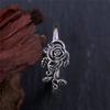 925 Sterling Silver Rose Flower Statement Ring for Women Exquisite Style Fashionable for Parties Wedding Jewelry Gifts