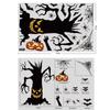 1 Pc Halloween Party Sticker  Ghost Spider Pumpkin Skeleton Sticker for DIY Decroate Window Static Electricity Sticker