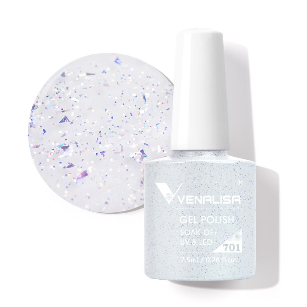 Venalisa 7,5 мл гель-лак для ногтей с блестками цветной гель-лак Soak Off UV LED 60 цветов на выбор