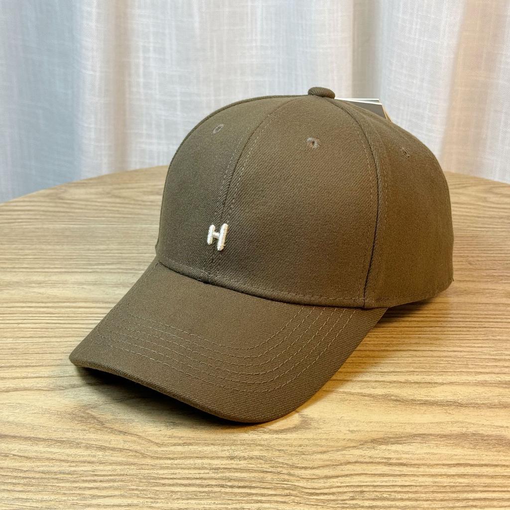 Шерстяная вышитая кепка с буквой H и уткой для женщин, осенне-зимняя, универсальная, молодежная, повседневная бейсболка для пар