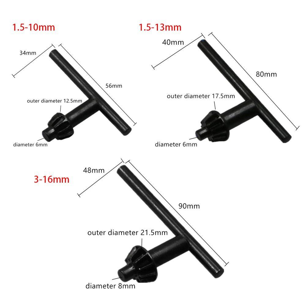 1 шт. 1,5-10 мм 1,5-13 мм 3-16 мм электрическая ручная дрель ключ электроинструмент части сверлильный патрон ключ