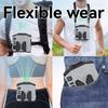 Portable Halterneck Fan Turbo High Wind Waist Fan USB Charging with Ultra-Long Battery Life for Home Outdoor Construction Sites
