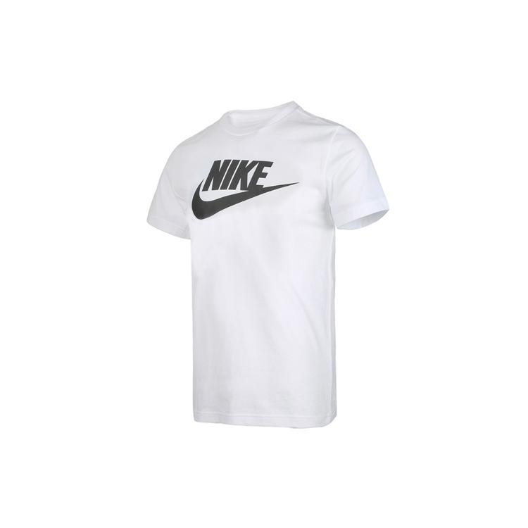 Nike Футболки Мужские Белые С Круглым Вырезом Умеренный Прямой Крой BV0629-100