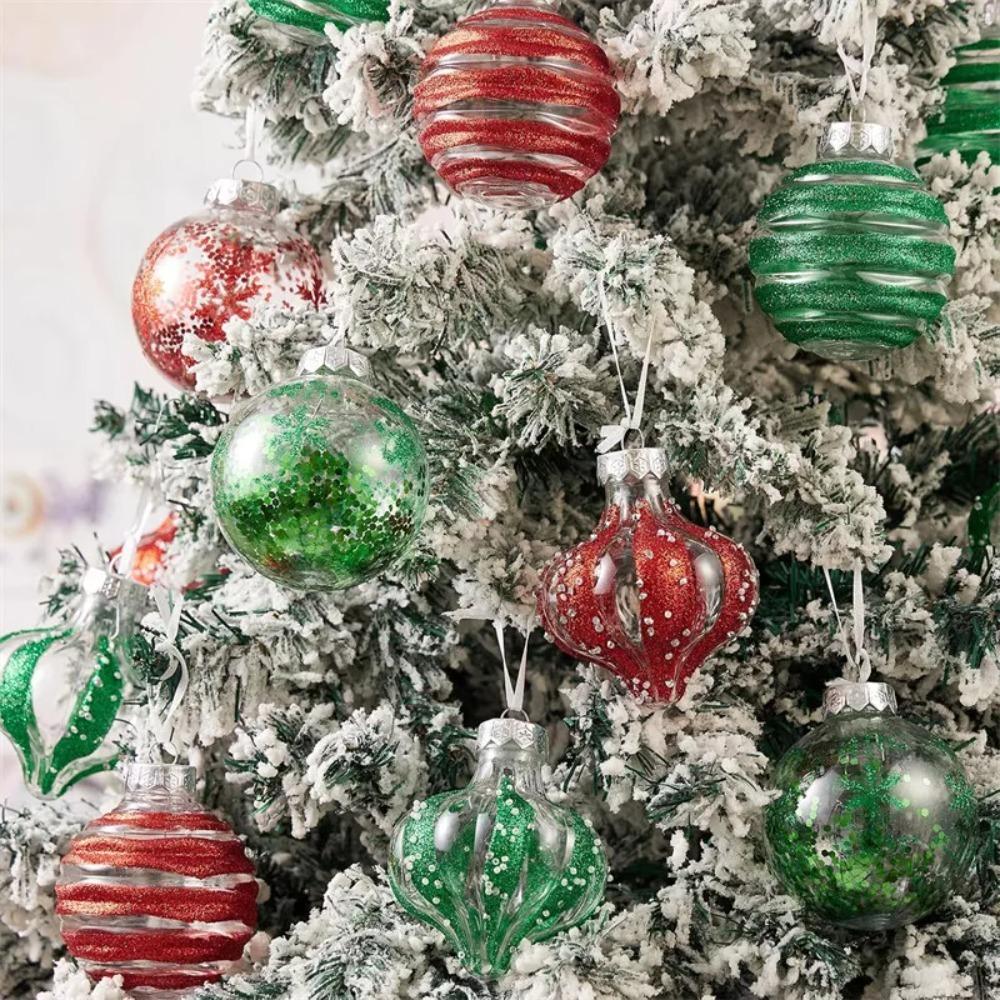9Pcs/Set Suspensable Christmas Tree Balls Baubles Multicolor Xmas Tree Decoration  Party