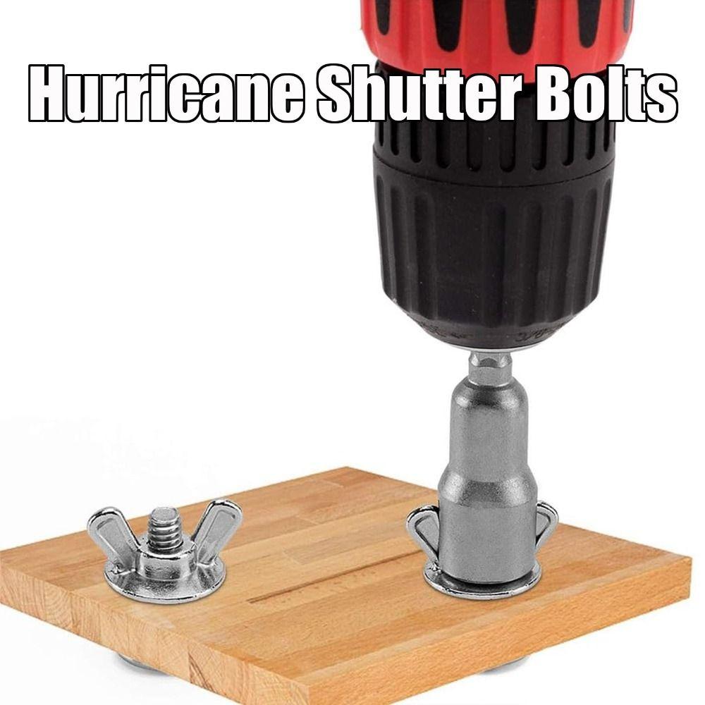 Сверло для ставней Hurricane, болты для ставней Hurricane, винты для ставней Hurricane, бита для отвертки для гаек-барашек Hurricane