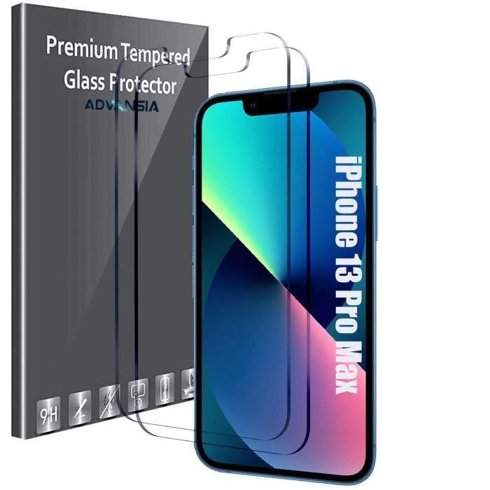 Защитная пленка - Advansia - iPhone 13 Pro Max - Закаленное стекло 9H - Устойчивое к царапинам - Упаковка из 2 штук