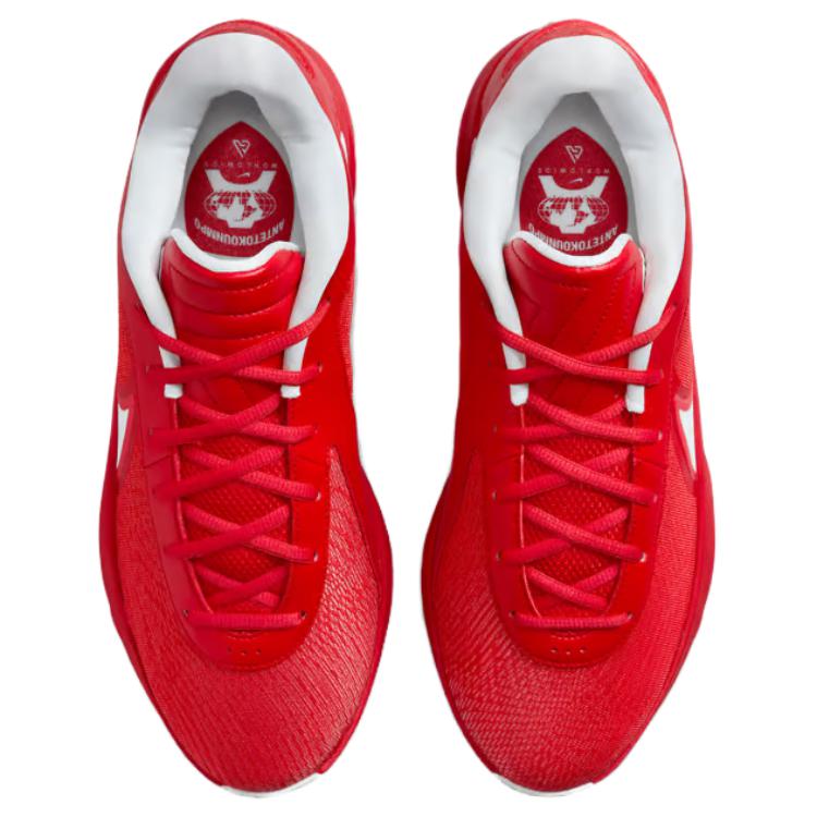 Nike Унисекс кроссовки Giannis Freak 6 TB University Red Белые FV1292-600