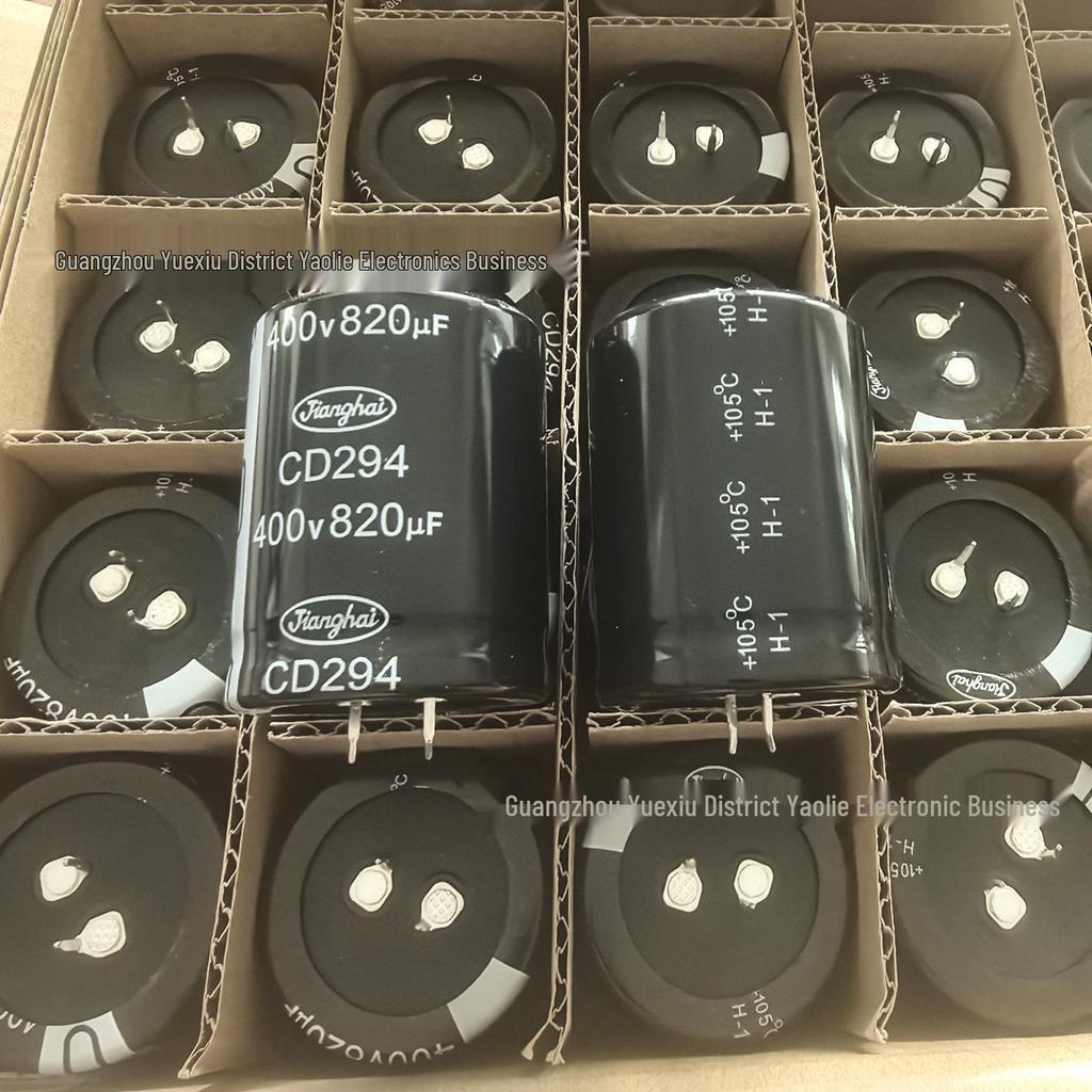 400В 820мкФ 40x50мм CD294 Конденсатор рожкового типа для сварочного аппарата