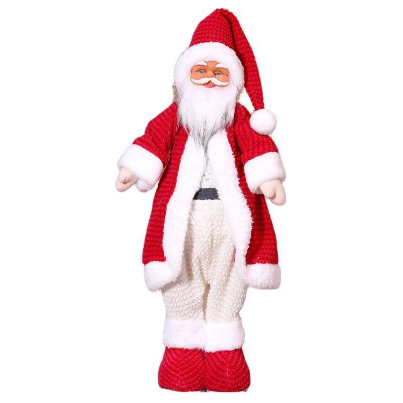 Christmas Stretchable Santa Snowman Reindeer Figurine Decor Standing Toy Kids Holiday Home Party Display