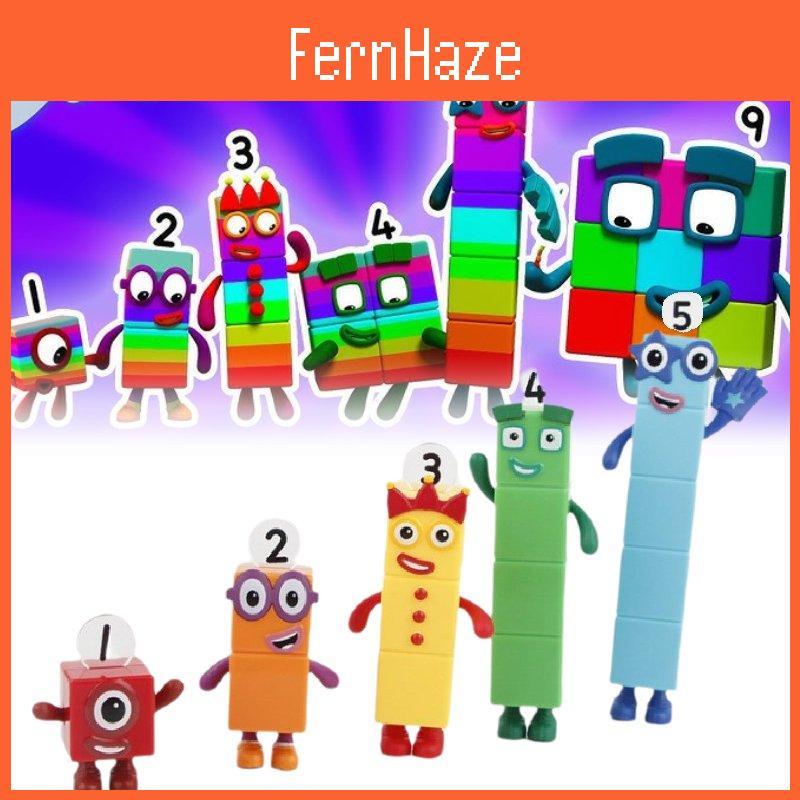 Numberblocks Красочные Строительные Блоки Милые Трансформируемые Фигурки Для Детских Игр