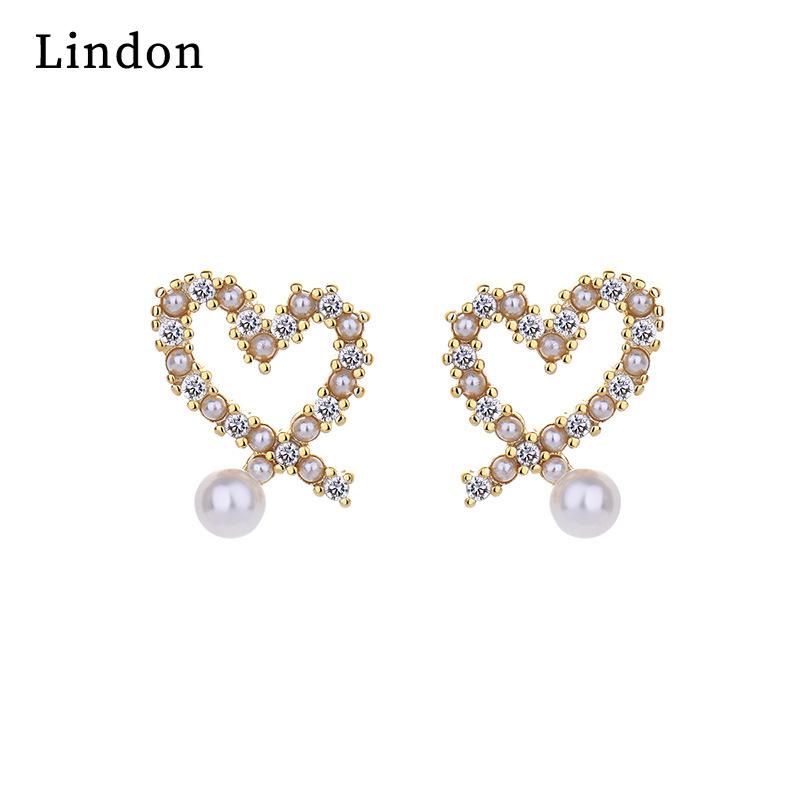 Серьги-капли Lindon из медного сплава с цирконом, серьги-капли для женщин, подарки на свадьбу
