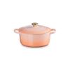 Le Creuset Signature Cocotte Ronde 22 Cm Cast Iron Enamel Pot, P?ch, Gas, Induction, and Oven Compatible [Official Japanese Product]