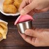 1 комплект чашки для макания с крышкой, устойчивый к коррозии, герметичный, штабелируемый, приправа для томатного соуса, маленькое блюдо