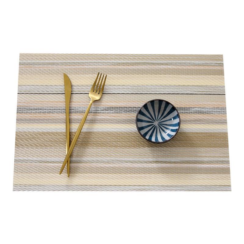 Placemat Heat Insulation Mat European Western Food Mat Anti-scalding and Waterproof Dining Table Mat Japanese PVC Coaster Bowl Mat Plate Mat