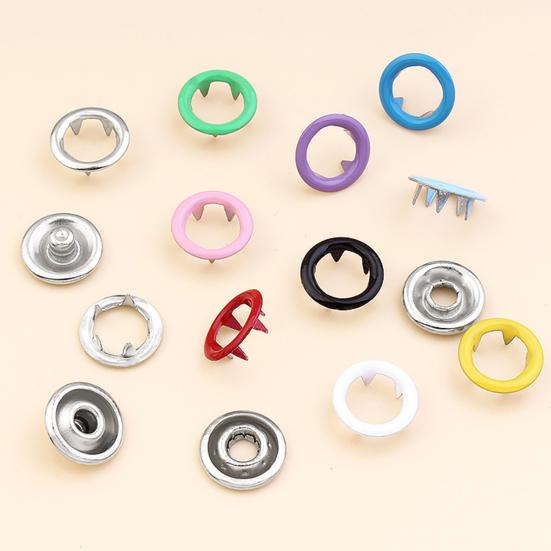 1 комплект металлических кнопок с плоскогубцами для застежек, пресс-инструментом, сделай сам, ремесла, одежда