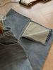 TROW-100 Джинсовая юбка из чистого длинноволокнистого хлопка Синьцзяна с разрезом сзади: Высокое качество, хит продаж!
