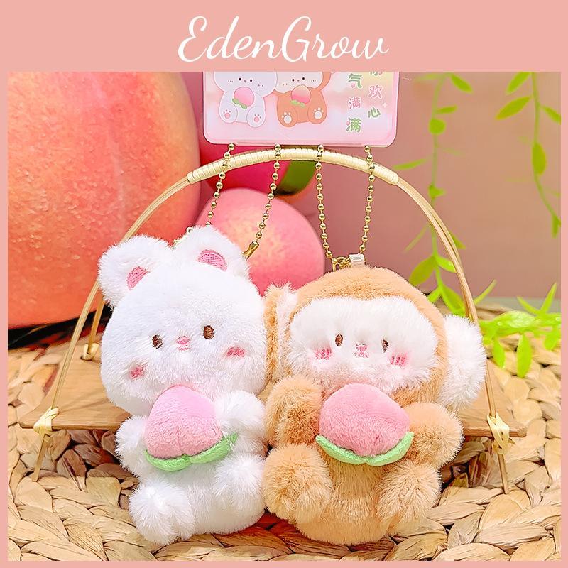 Plush Magnetic Delightful Keychain Adorable Rabbit And Monkey For Bag Keys Or
