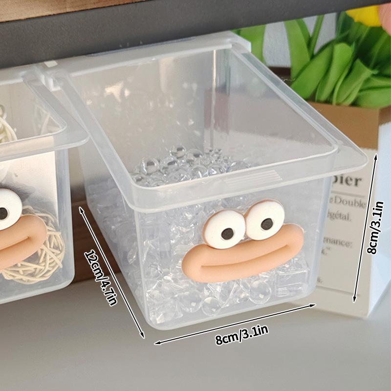 SelfAdhesive Drawer Storage Box Kitchen Bathroom Accessories Sundries Organizer Desktop Storage Clear Desk Hidden Under Organize