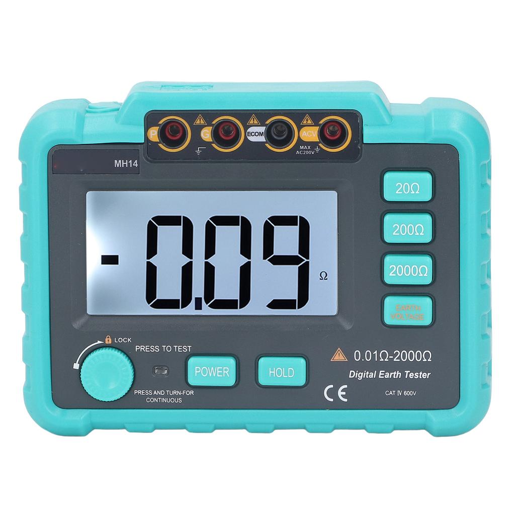 Electrical Megohmmeter Accurate Measurement Insulated Digital Grounding Resistance Tester