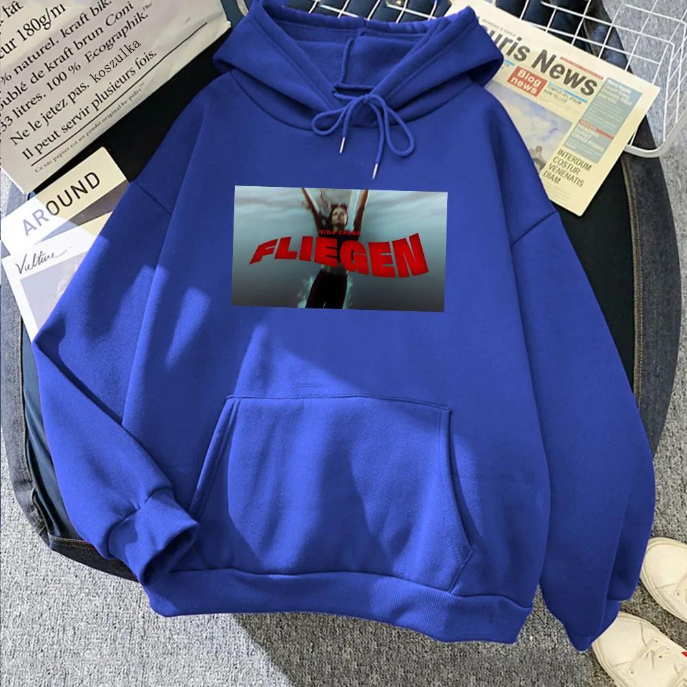 Флиен Нина Чуба Худи Альбом Графическая Печать Свитшоты Sudaderas С Длинным Рукавом Зимние Мужские/Женские Пуловеры Уличная Одежда Унисекс