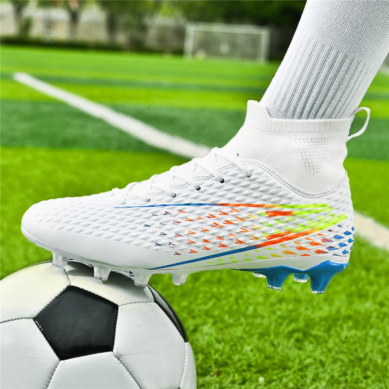 2024 Мужские футбольные бутсы большого размера Сверхлегкие футбольные бутсы для мальчиков Кроссовки Нескользящие футбольные бутсы AG/TF Ботильоны унисекс