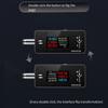 Voltage Ammeter Digital Tester for 5.5x2.5/2.1 Device 0.96inch TFT Color Display 4-30V 0-12A 5.5x2.5 Interface Tester