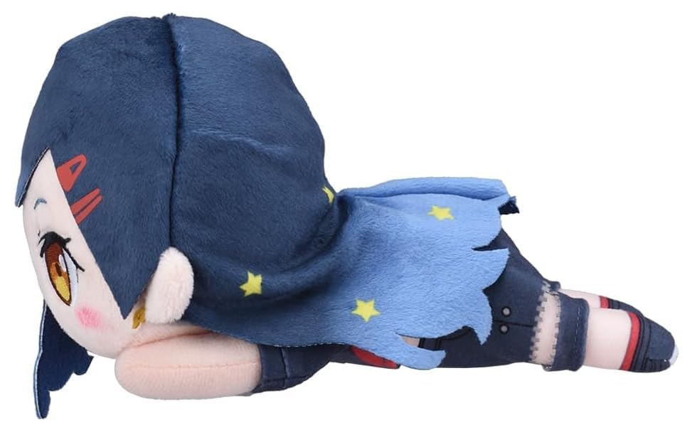 An Shiraishi Lying Down Plush Toy, Official Vivid Bad Squad Merchandise from the Movie "Broken World and Miku Who Can't Sing