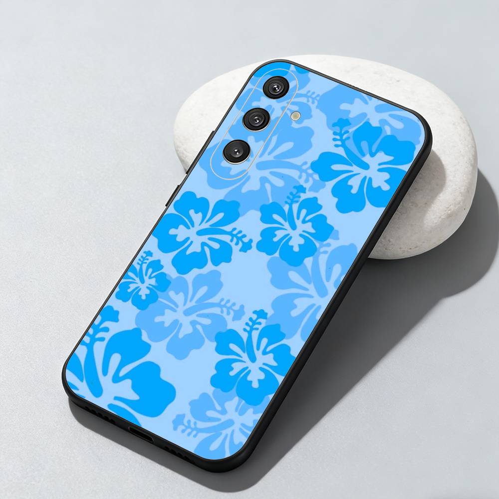 beach maple leaves Phone Case For Samsung Galaxy A73,A72,A71,A70,A52,A51 Others Soft Black Cover