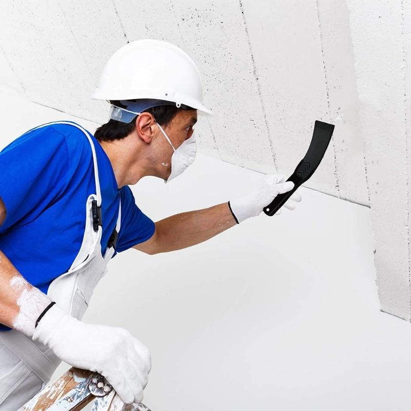 High-Quality Plastic Putty Knives Set 6Pieces Wall Putty Filler Spatula Scrapers for Patching, Smoothing, and Filling