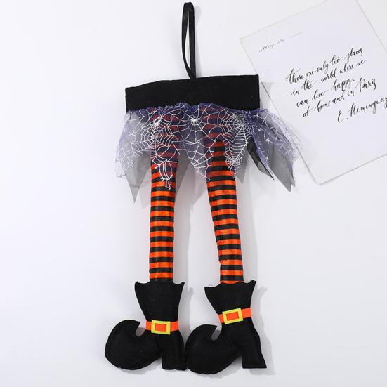 Хэллоуин ведьмы ноги реквизит подвесной плюшевый чучело ведьмы ноги украшение с обувью для