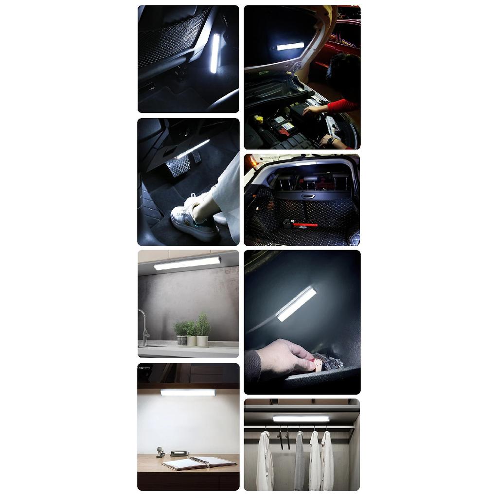 Automatic sensing ambient light for car trunk, LED small light inside the car, wiring free decoration, wireless lighting