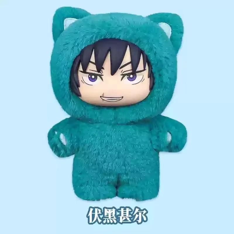 Новый горячий Оригинальный Eaki Jujutsu Kaisen Сезон 2 Кошачий парк Вечеринка Годжо Сатору Плюшевая кукла в коробке Сумка Подвеска Модель Коллекция Подарки Игрушки