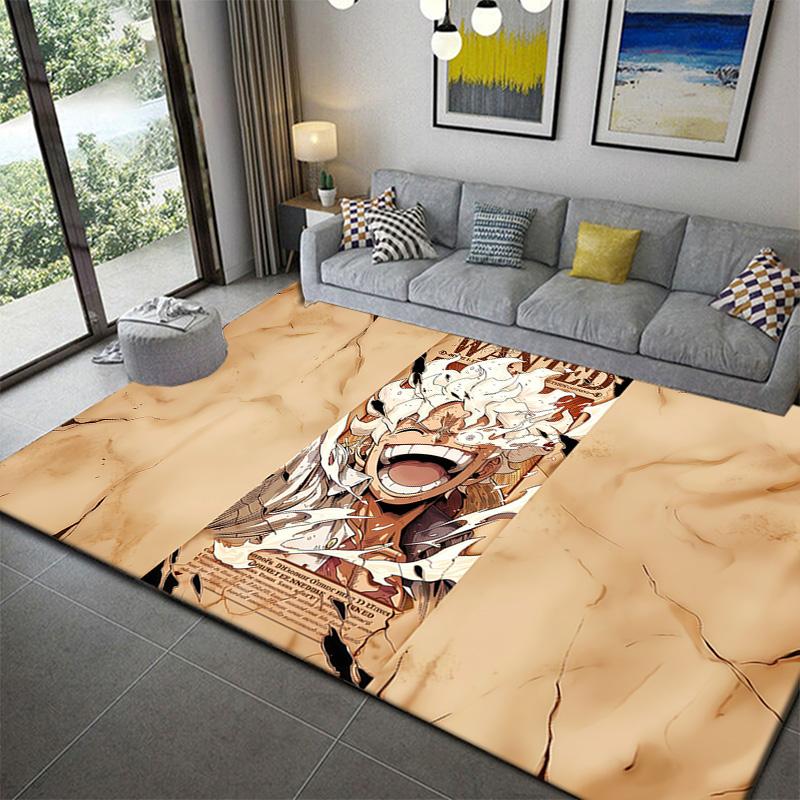 One Piece Anime Otaku Style Area Rug Soft Non-Slip Mat for Bedroom Living Room Decor