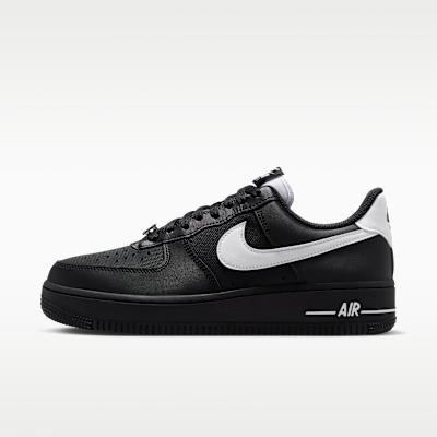 Nike Wmns Air Force 1 'Black Metallic Silver White'