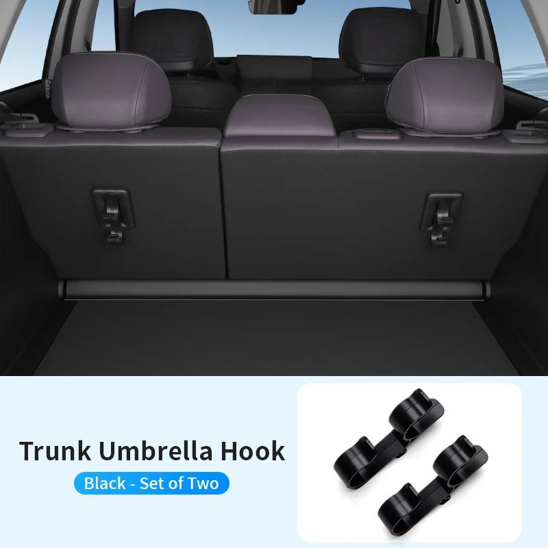 Car Trunk Umbrella Holder Hook, Back Seat Storage Bracket, Space Saving, Easy Install Organizer for Folding & Long Umbrellas