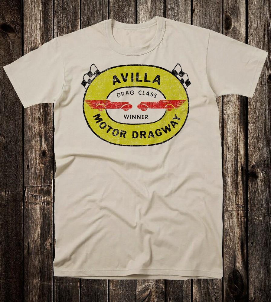 Retro Hot Rod Tee T Shirt Drag Race Racing Avilla Motor Speedway Class Winner Unisex T-Shirt