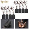Brushes Carbon Brush Home Industry 12x8x5mm 4 Pairs Accessories