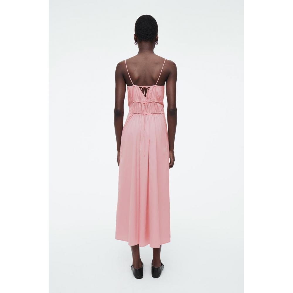 COS Платье миди с японской сборкой на талии