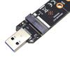 Адаптер USB для NVMe M.2 NVMe на USB 3.1 Адаптер SSD 10 Гбит/с USB3.1 Gen 2 Чипы RTL9210 для M-ключа M2 NVMe 2230 2242 2260 2280 M.2 SSD