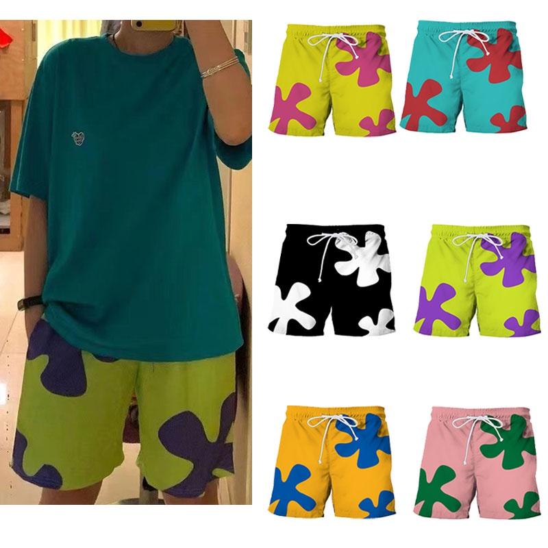 Patrick Squarepants Spongebob Star Shorts Beach Pants Ventilation Children Man