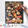 Disney Микки Маус и друзья цифровая масляная живопись набор для рисования art painting kit руководство DIY рисование для домашнего декора