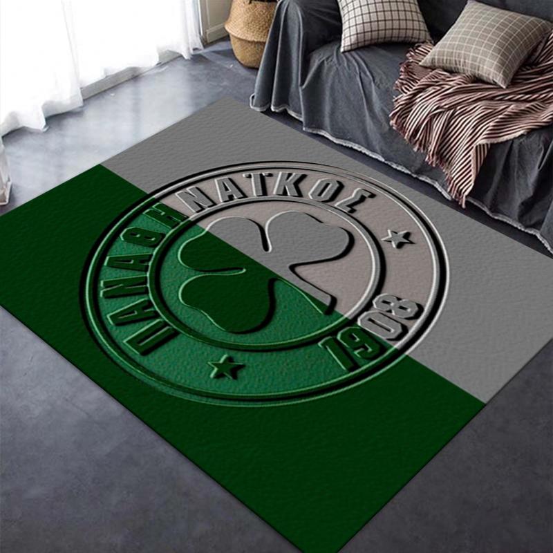 2026 NEW Panathinaikos Football Carpet Rug for Living Room Bedroom Home Sofa Decoration,Kids play Non-slip Floor Mat