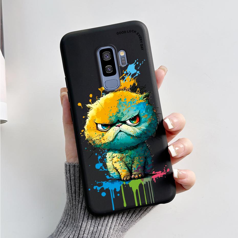 Силиконовая задняя крышка для Coque Samsung Galaxy S9 Plus Милый кролик панда Защитный мягкий чехол для телефона SamsungS9 S9Plus Funda Capas