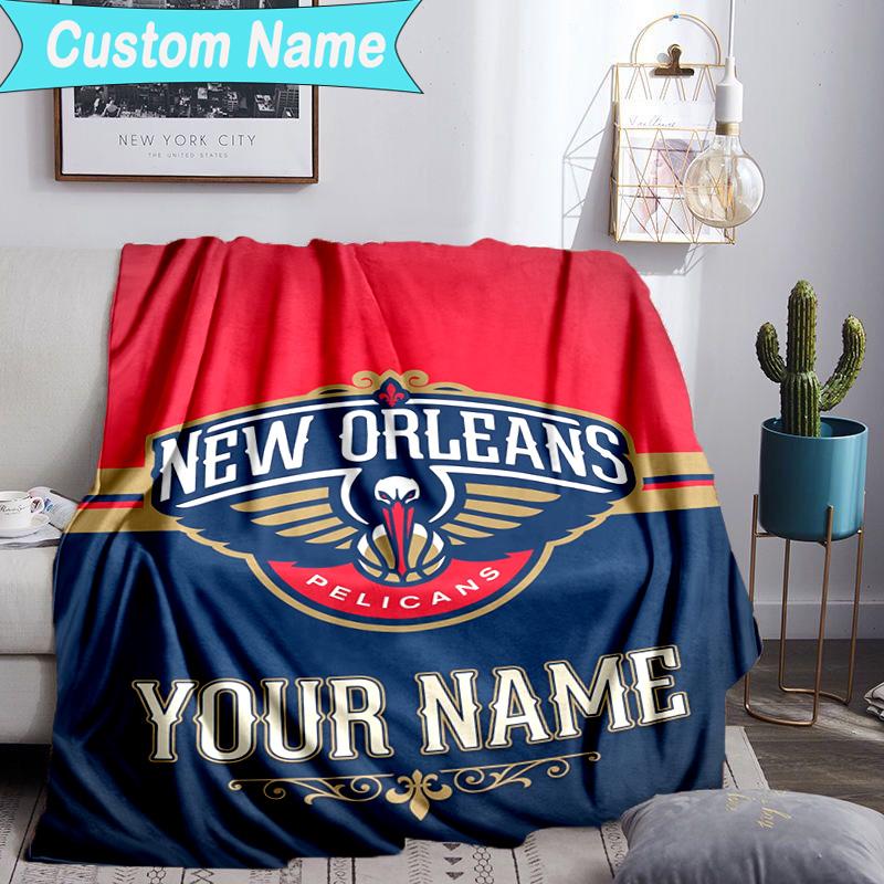 Custom Name Blanket New Orleans Helmet Blanket Bedding Blanket for Travel, Camping, Living Rooms, Offices, Sofas, Fan Christmas gift