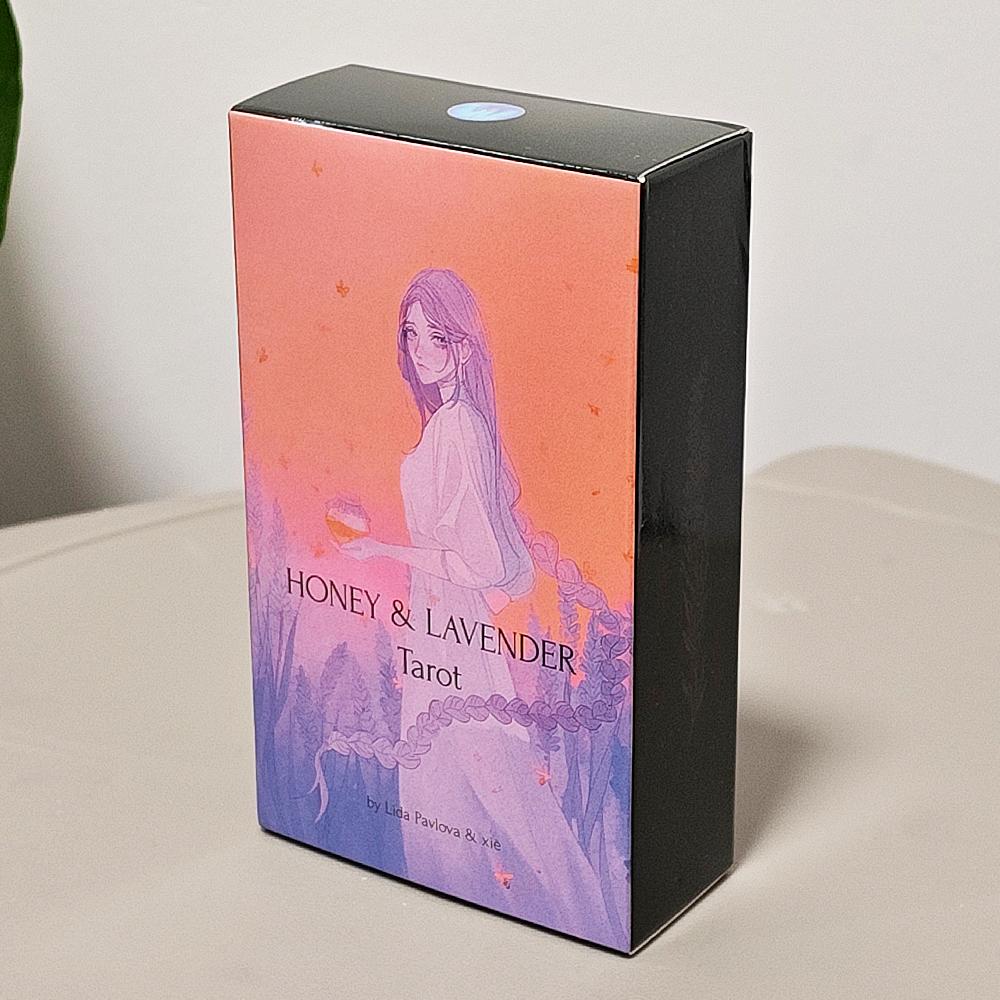 Таро «Мед и Лаванда» Эфирное Фэнтези Арт 10,3*6 см 78 Карт Сочетает Мечтательную Эстетику с Глубоким Мистическим Символизмом