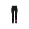 Nike Спортивные леггинсы Leg-A-See Swoosh Print Logo Casual High Waiting Knit Leggings Women Leggings Black AR3510-014